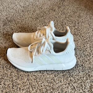 Adidas Classic White Knit Sneakers
